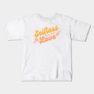 Selfless Love Mark 12:31 Kids T-Shirt